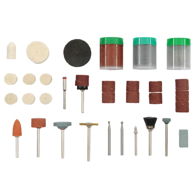 Miniborverktøy sett 1/8" tommers skaft for tre/metall Kwb