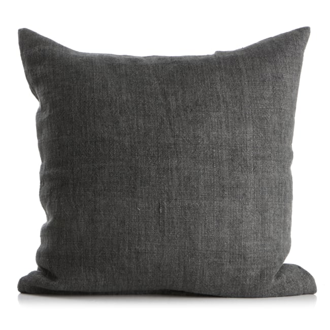 Putetrekk Olivia 100% lin grå 50x50 cm