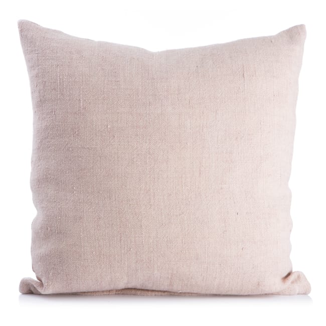 Putetrekk Olivia 100% lin lys rosa 50x50 cm