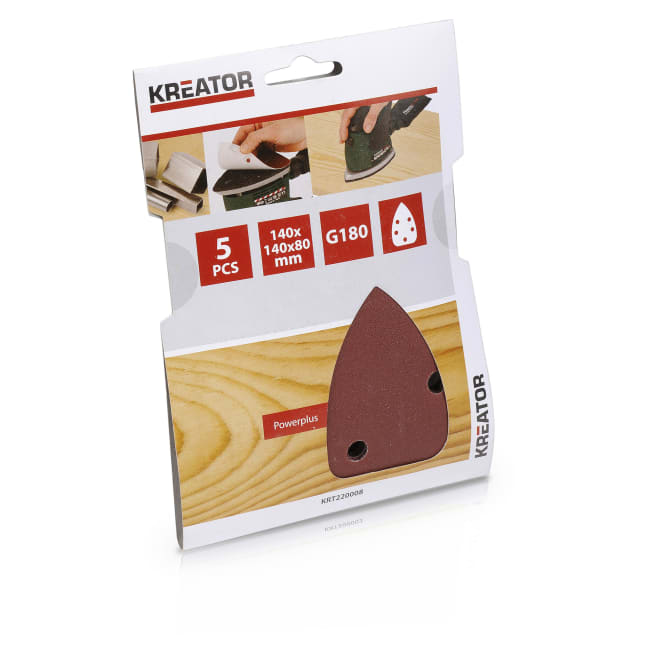 Pussepapir 5 pk K180 minisliper 140 x 140 x 80 mm