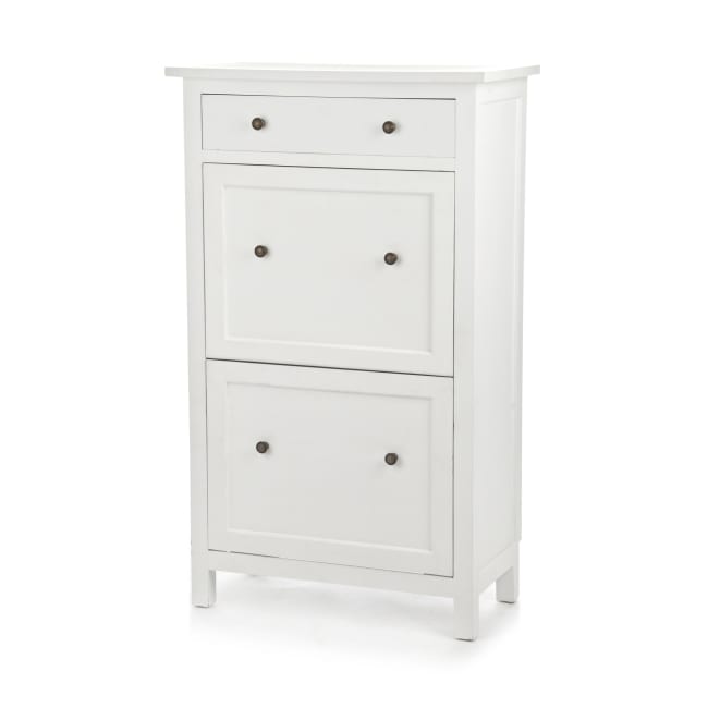 Skoskap Edel hvit H:113 B:67 D:34,5 cm