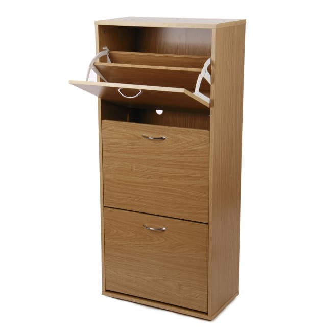 Skoskap eik 54 x 29,5 x 121 cm