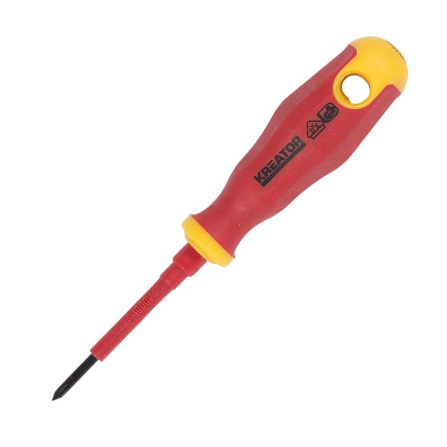 Skrujern ph0 isolert vde 60 mm