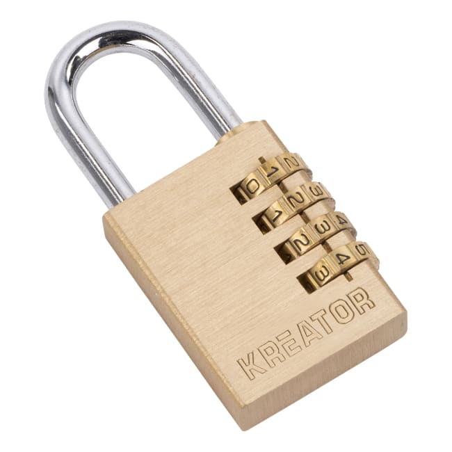 Hengelås kode 50 mm 4 siffer