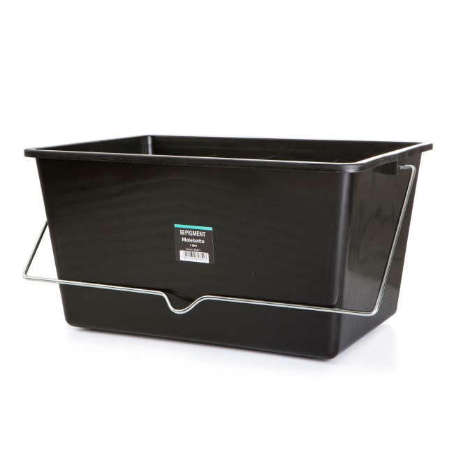 Malebøtte 7 l sort Pigment