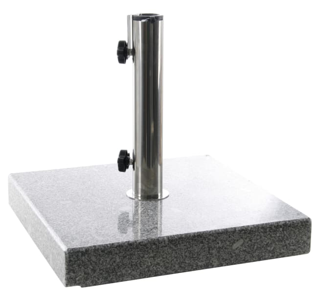 Parasollfot "Granitt" 35 kg m/hjul og håndtak