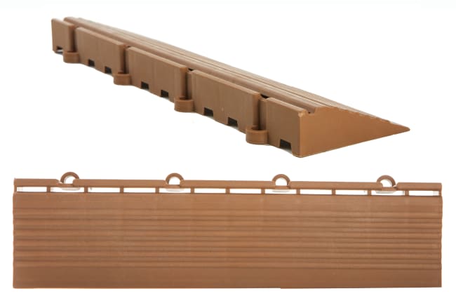 Kantbeslag brun m/fjær Victory