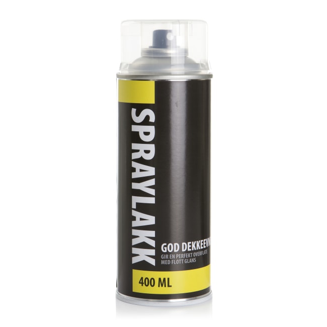 Spraymaling 400 ml klarlakk høyglans