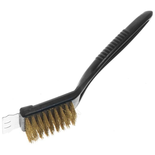 Grillbørste messingbust 22cm