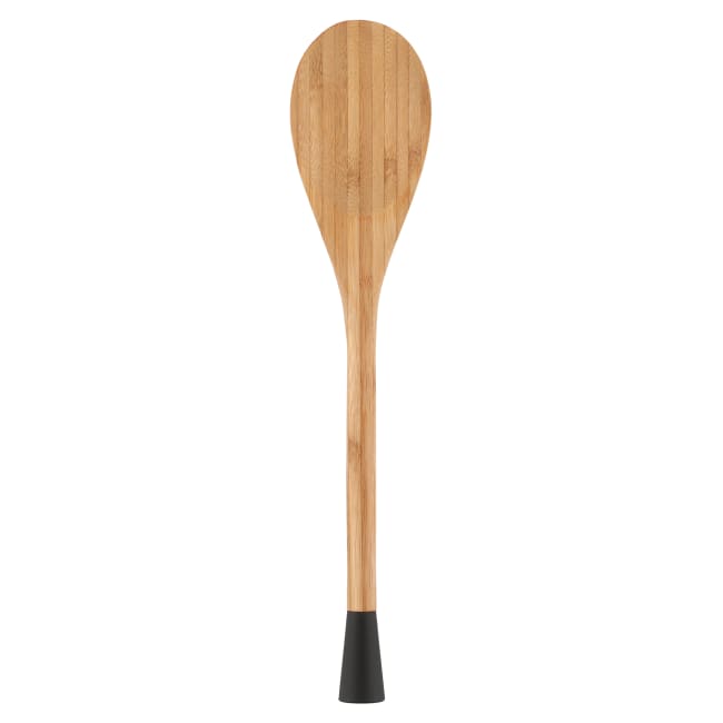 Serveringsskje bamboo sort natur 30,5cm
