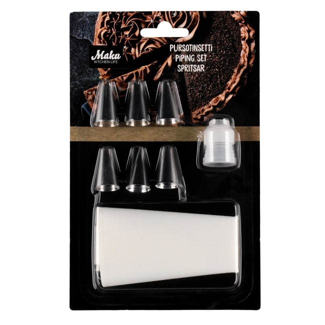 Krempose 8 deler hvit