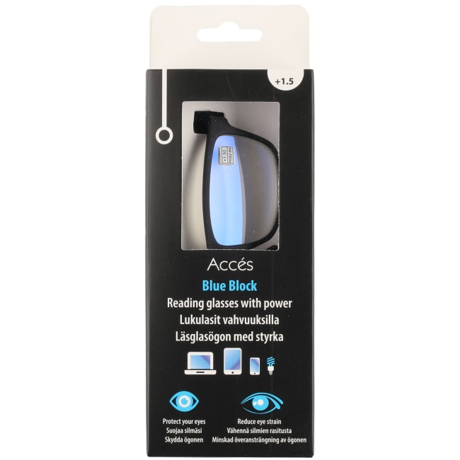 Lesebriller Blue Block +1,5