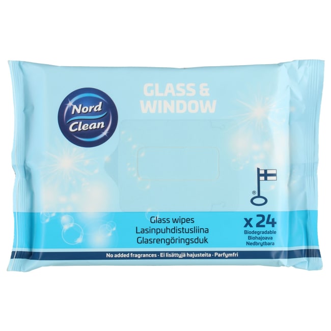 Vaskeserviett glass 24pk display