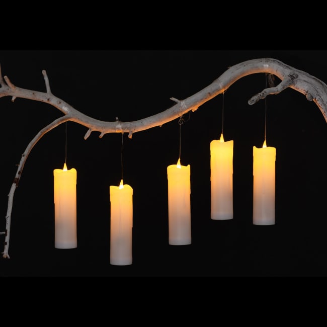 Lys for heng LED med fjernkontroll 5stk utendørsbruk