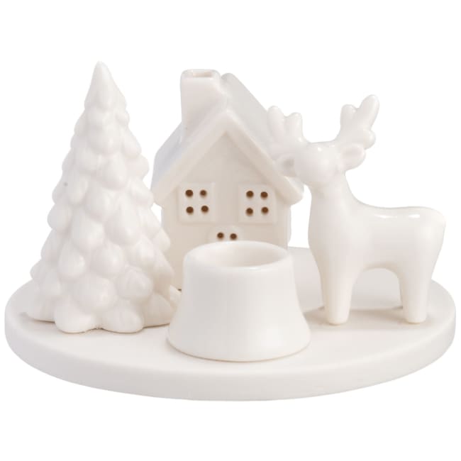 Lysestake Vinterstemning 8 cm