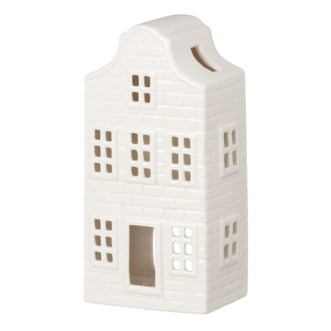 Dekorhus Copenhagen Hvit 18cm