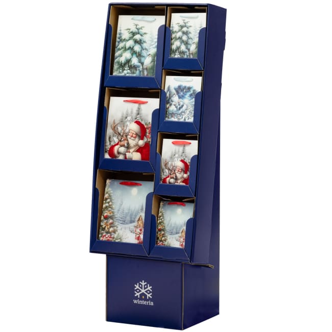 Gavepose Julemotiv Display 204 stk