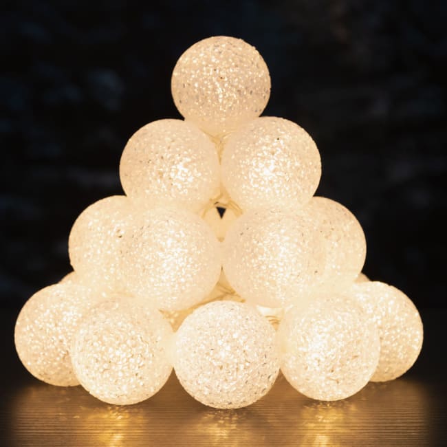 Dekorlykt Snølykt med LED-lys
