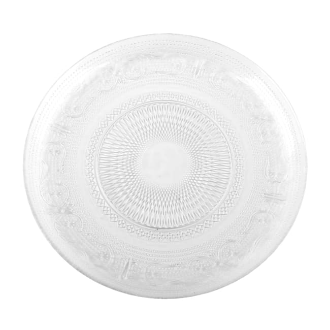 Glassfat pressglass mønster 32,5 cm