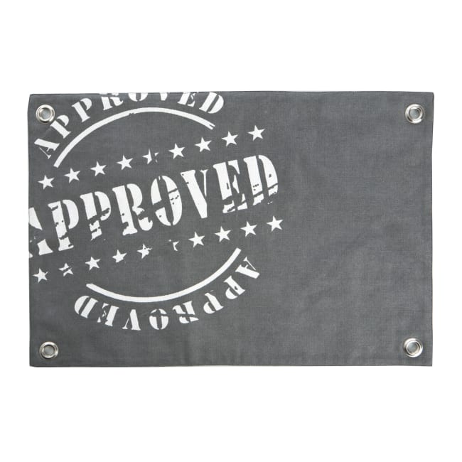 Spisebrikke Florida Approved grå og hvit 33x48 cm