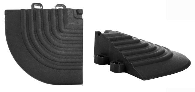 Hjørnedel grå kantbeslag Victory