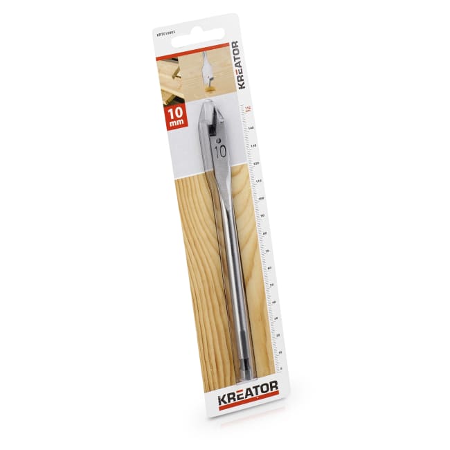 Bor tre flat 10 x 152 mm
