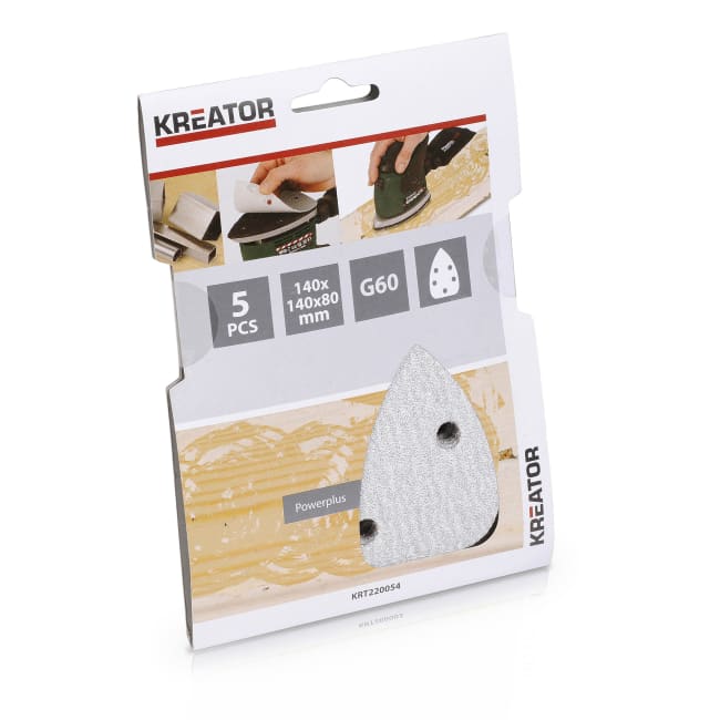 Pussepapir 5 pk K60 for maling minisliper 140 x 140 x 80 mm