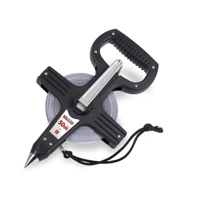 Målebånd 50 m stål