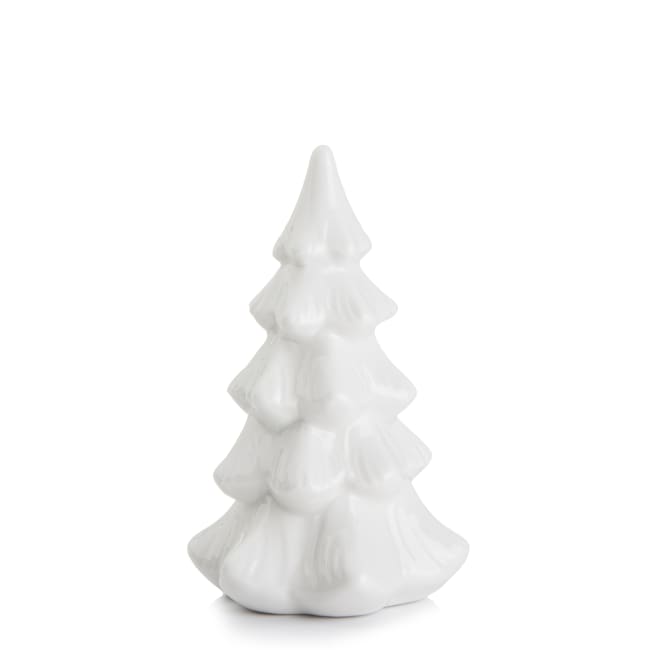 Juletre hvit H:13,5 cm