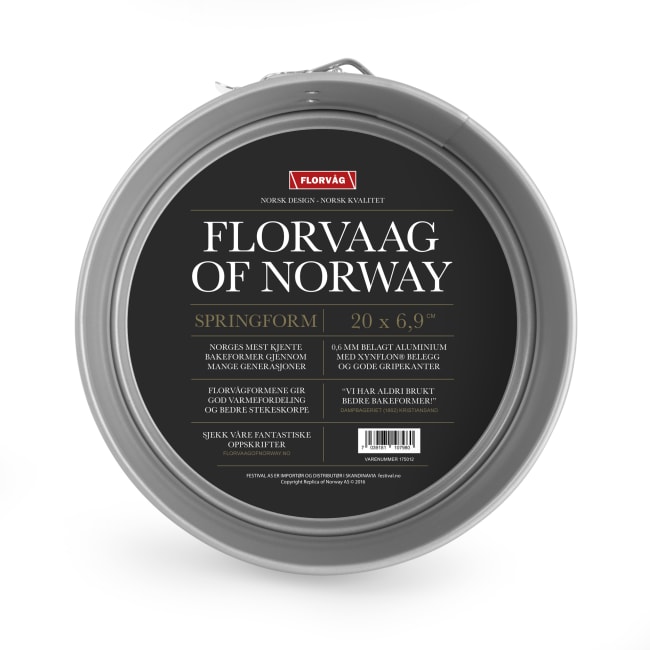 Springform Florvåg sølv Ø:20 cm