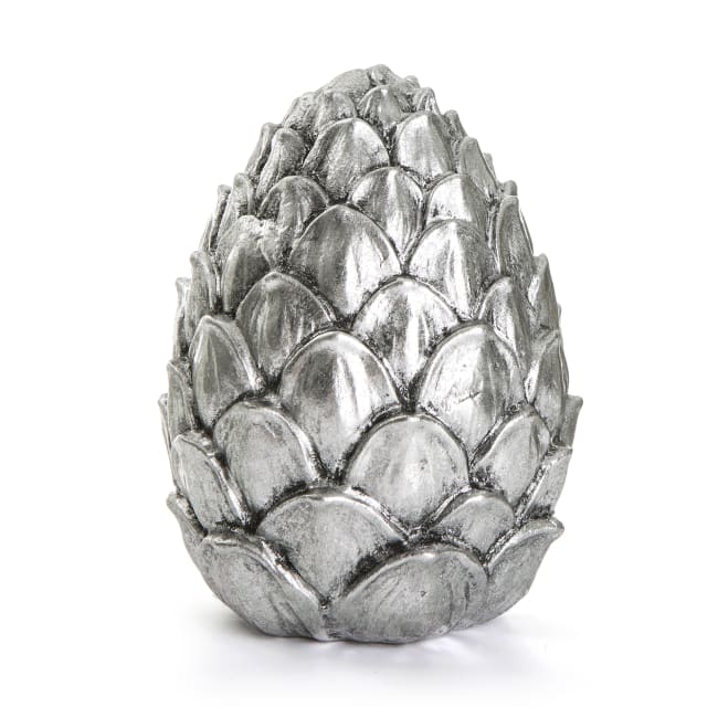 Dekorkongle Lodge sølv 17 cm