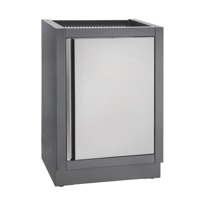 Innbyggingsmodul Oasis med justerbar dør grå