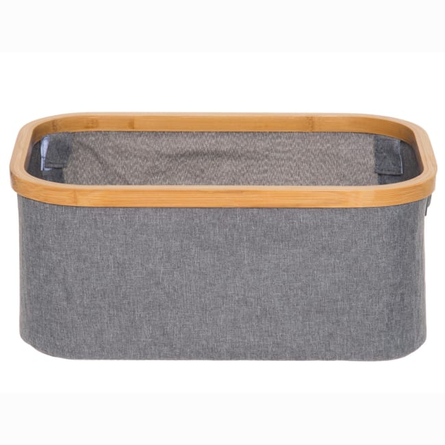 Kurv Fuji grå 38x26,5x16cm