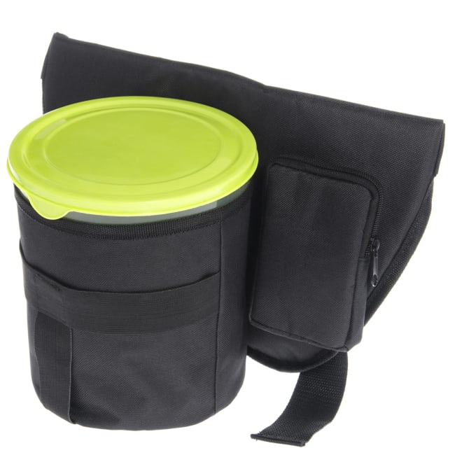 Bærplukker belte med beholder sort 125cm 3,6L