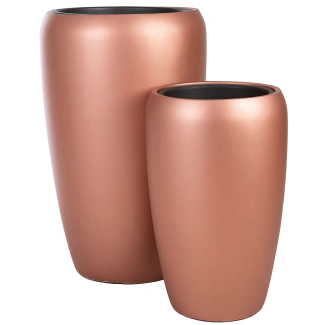 Pottesett à 2 Milano kobber matt