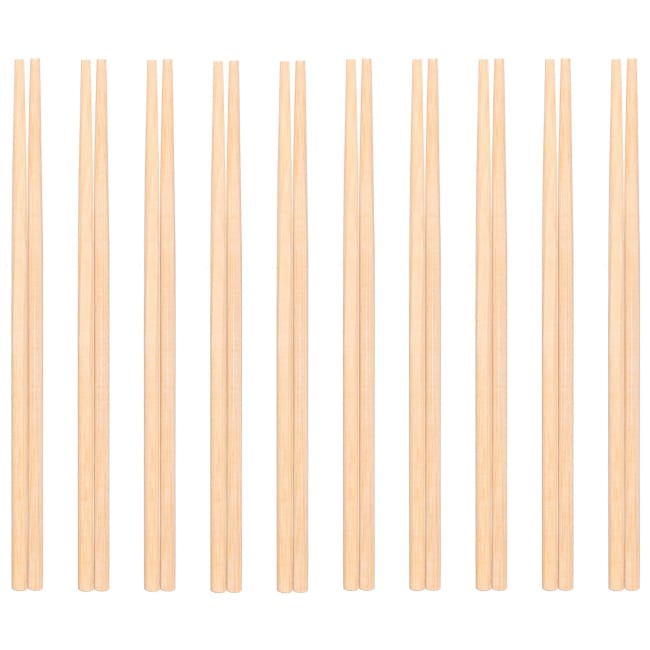 Spisepinner 10par bamboo Maku