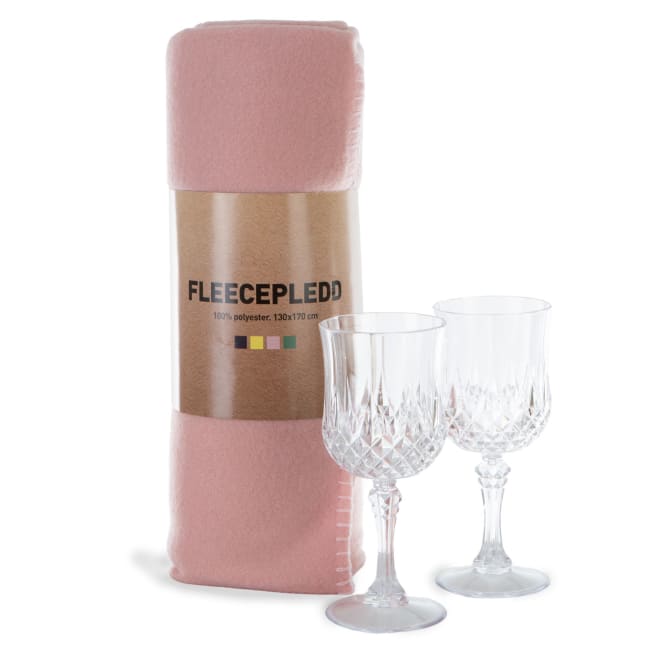 Gavesett "sommer piknik" 3 deler rosa