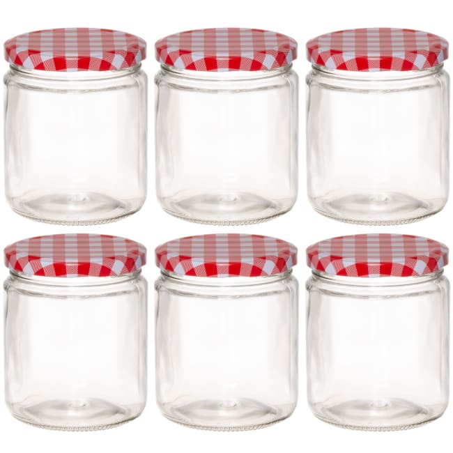 Syltetøyglass 6 stk 340 ml