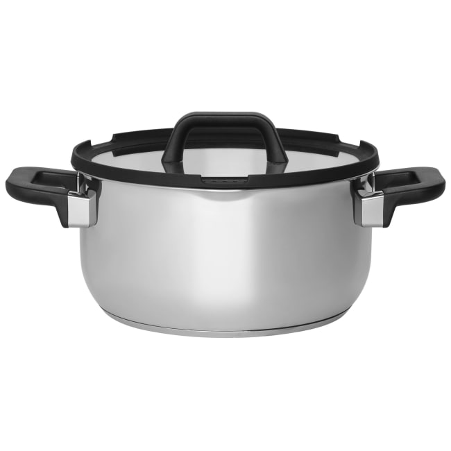 Gryte med glasslokk 5,2L 24 cm