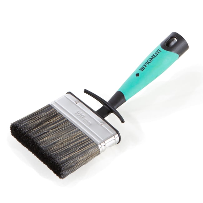 Beiskost 100 mm skrå syntetisk bust Pigment