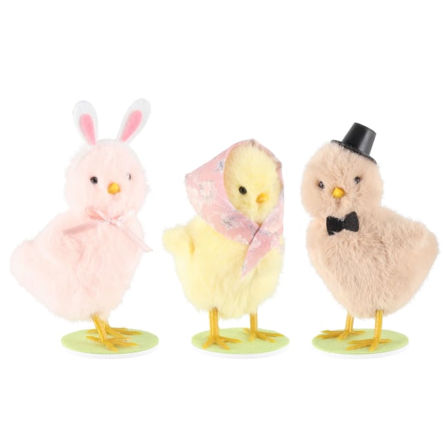 Dekorfigur Kylling 12 cm Assortert