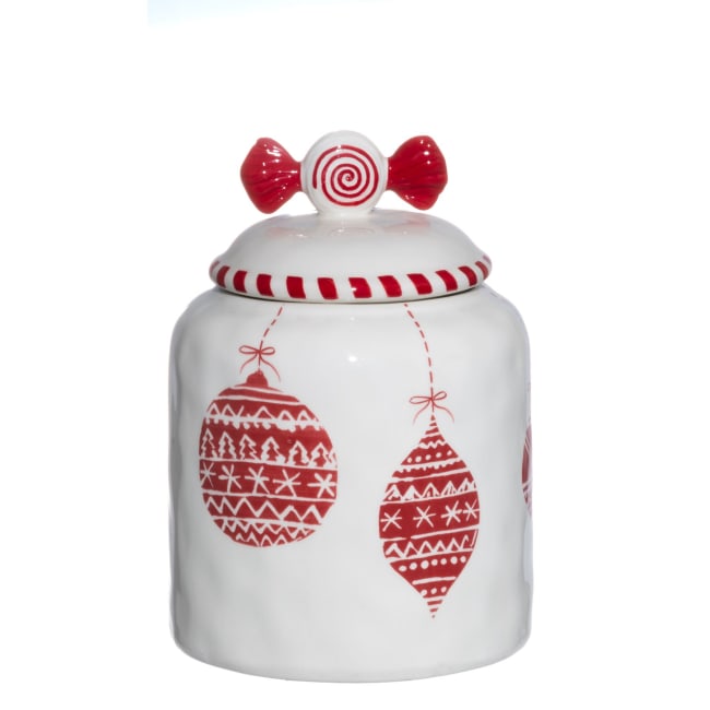 Oppbevaringskrukke julemotiv 600 ml