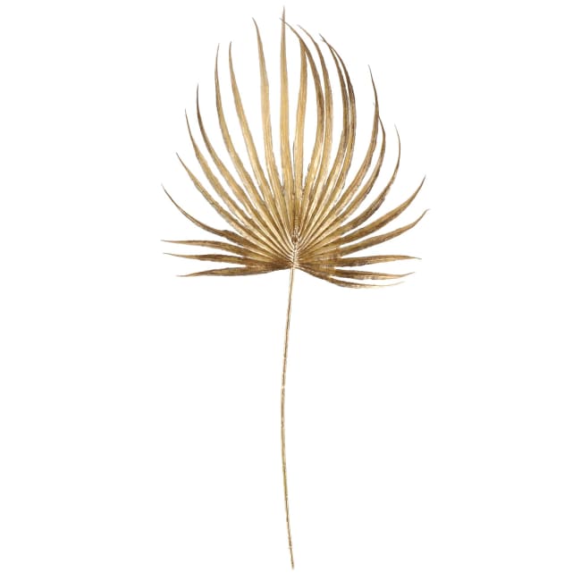 Dekorgren Palmeblad gull 50 cm