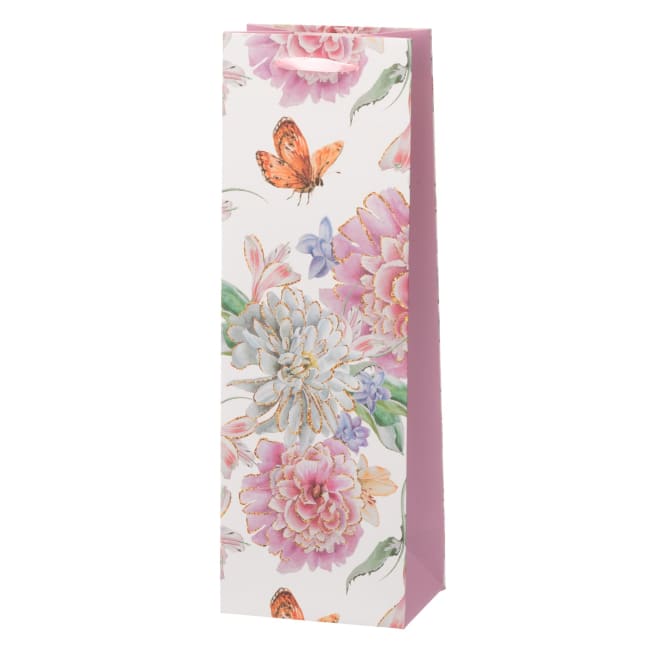 Gavepose for flaske blomster 12x36x9 cm