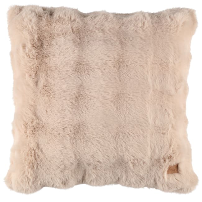 Pute Aava Fuskepels sand 50x50 cm