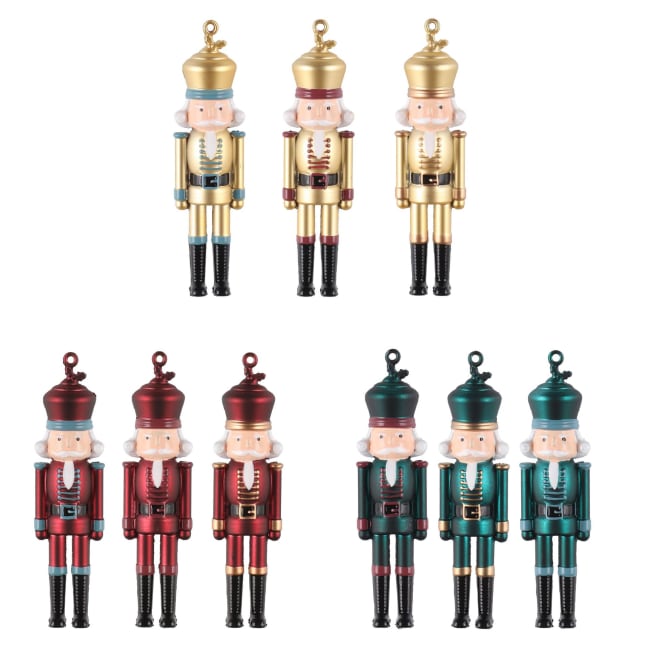 Julekule Nøtteknekker 11 cm assortert