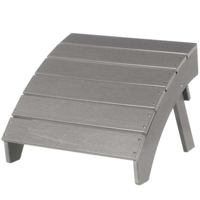 Fotskammel Adirondack Grå