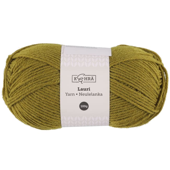Ullgarn Lauri grønn 100 g