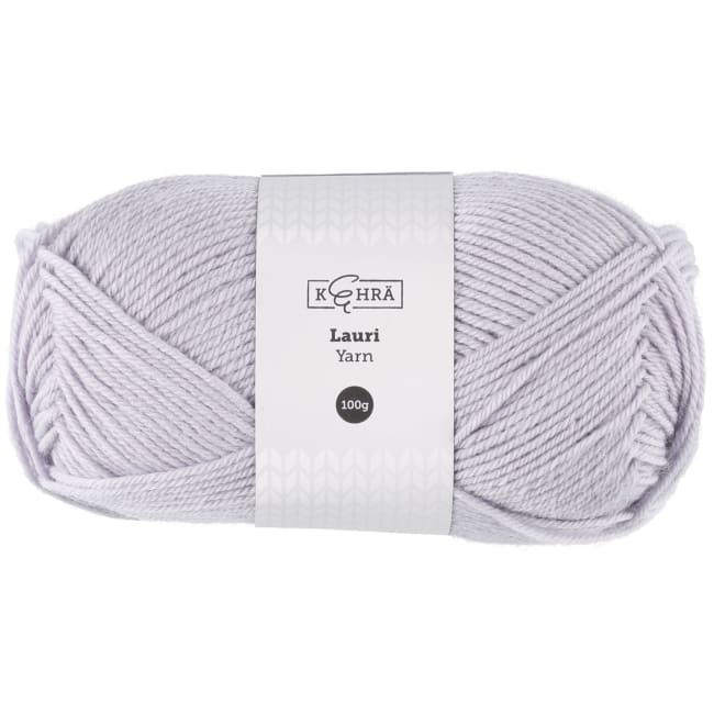 Ullgarn Lauri lys grå 100 g