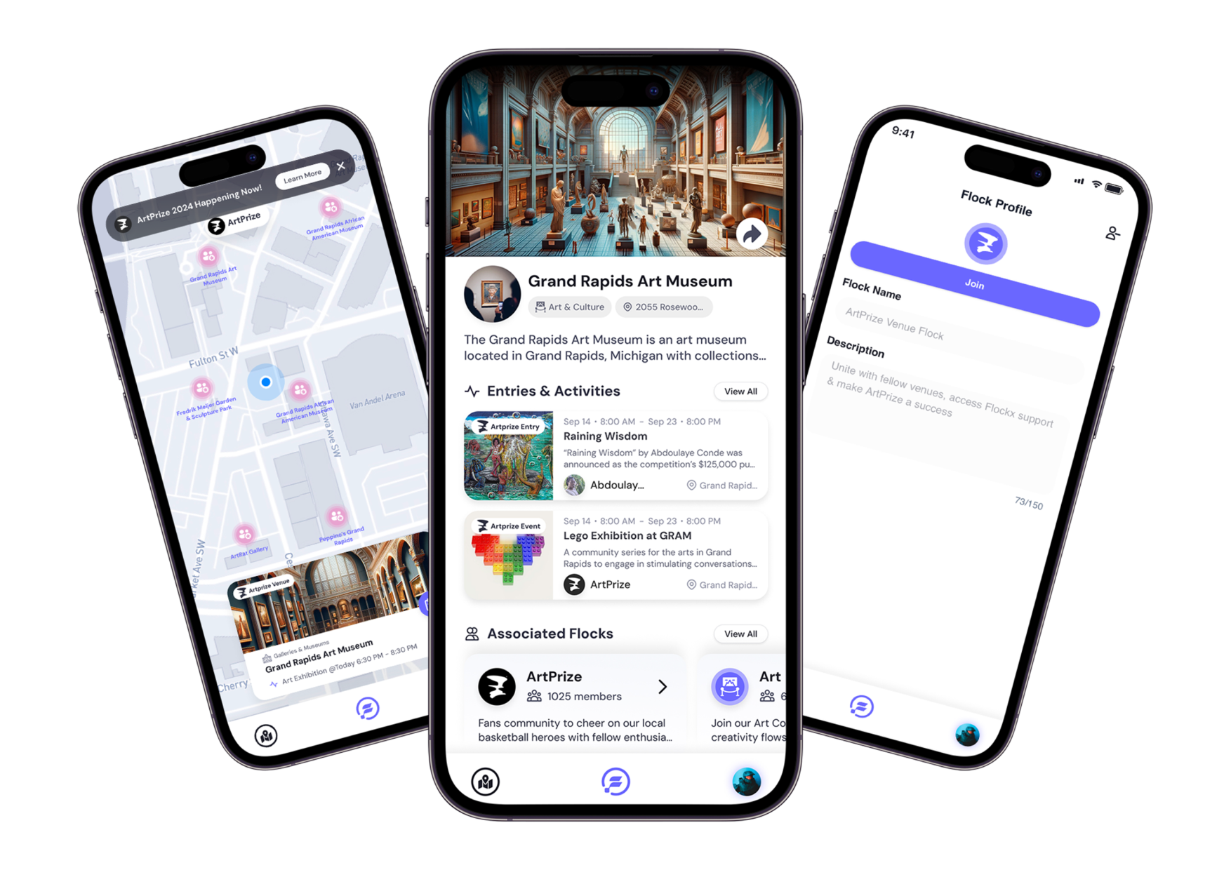 Flockx Venue Owners App Mockups